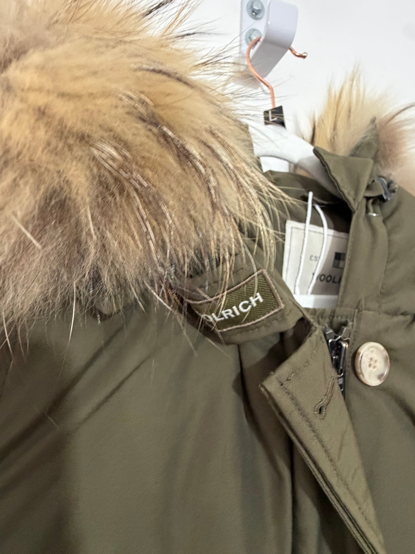 Preloved Woolrich Coat Size L Green