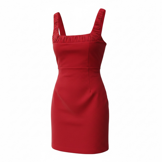 Preloved, Red Coast Dress, Size 8