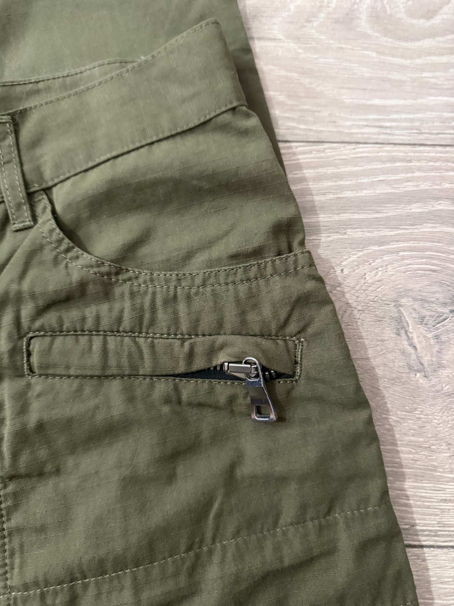 Khaki Balmain Cargos, Size S