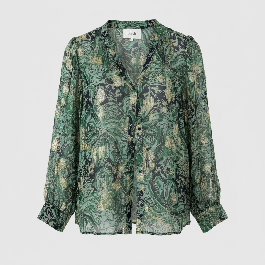 Pre-Loved Green Ba&sh Blouse, L