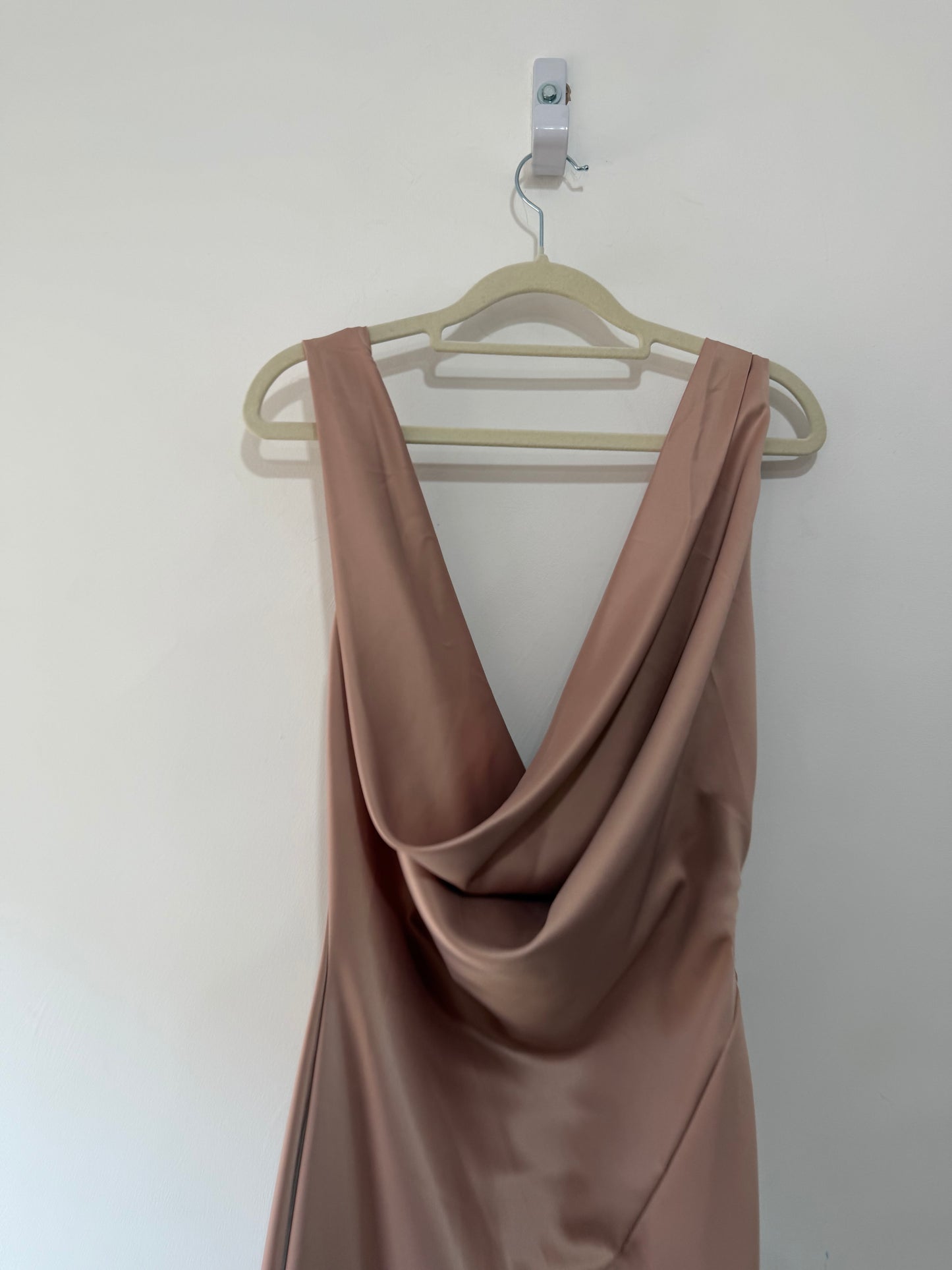 Preloved, Rose Gold Violet Aurora  Dress, UK 12