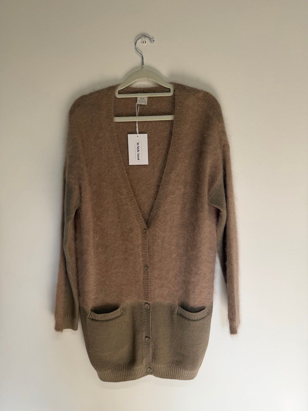 Preloved Pinko Cardigan Size L Beige