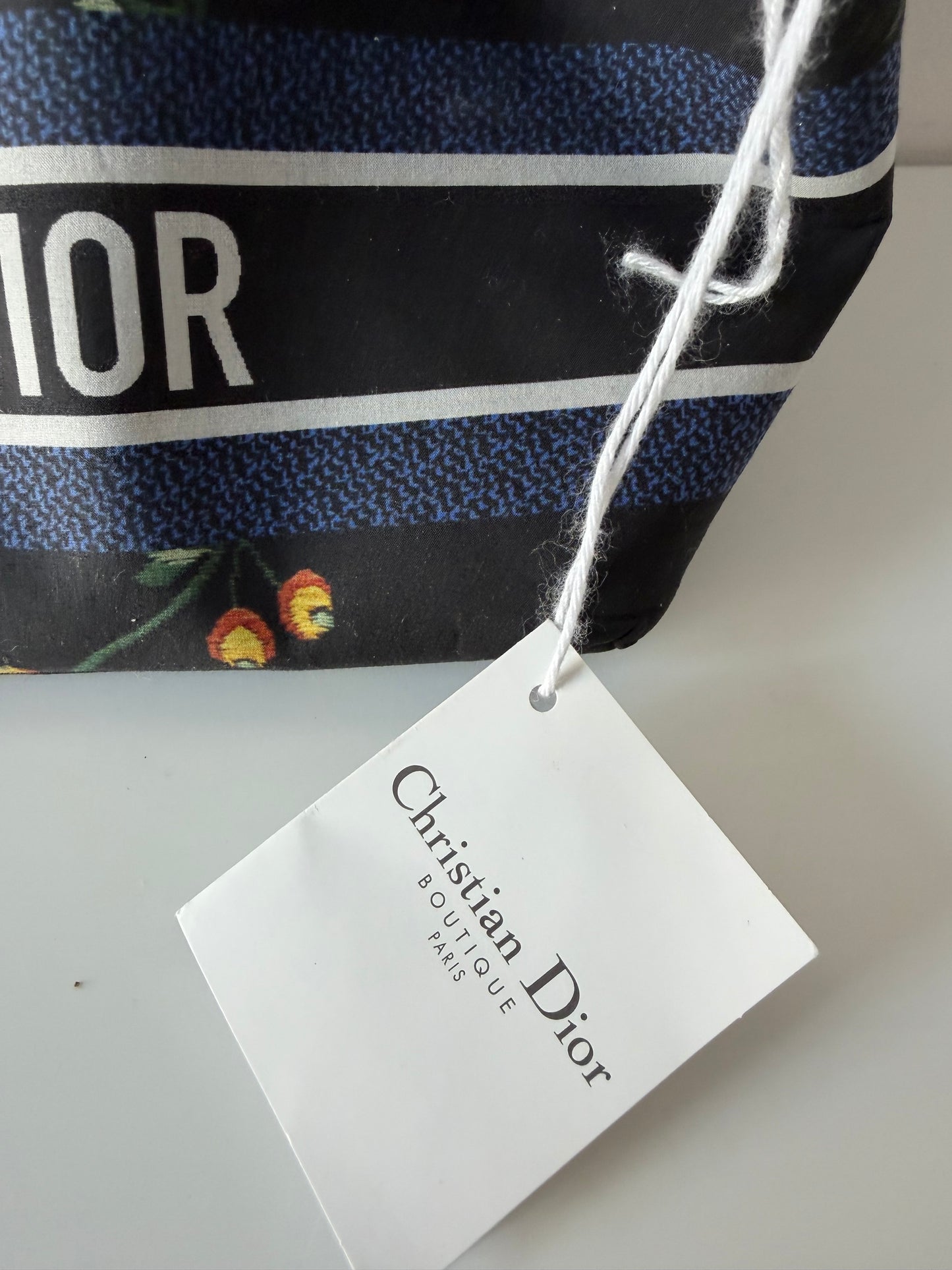 Floral pattern Christian dior Nomad pouch canvas