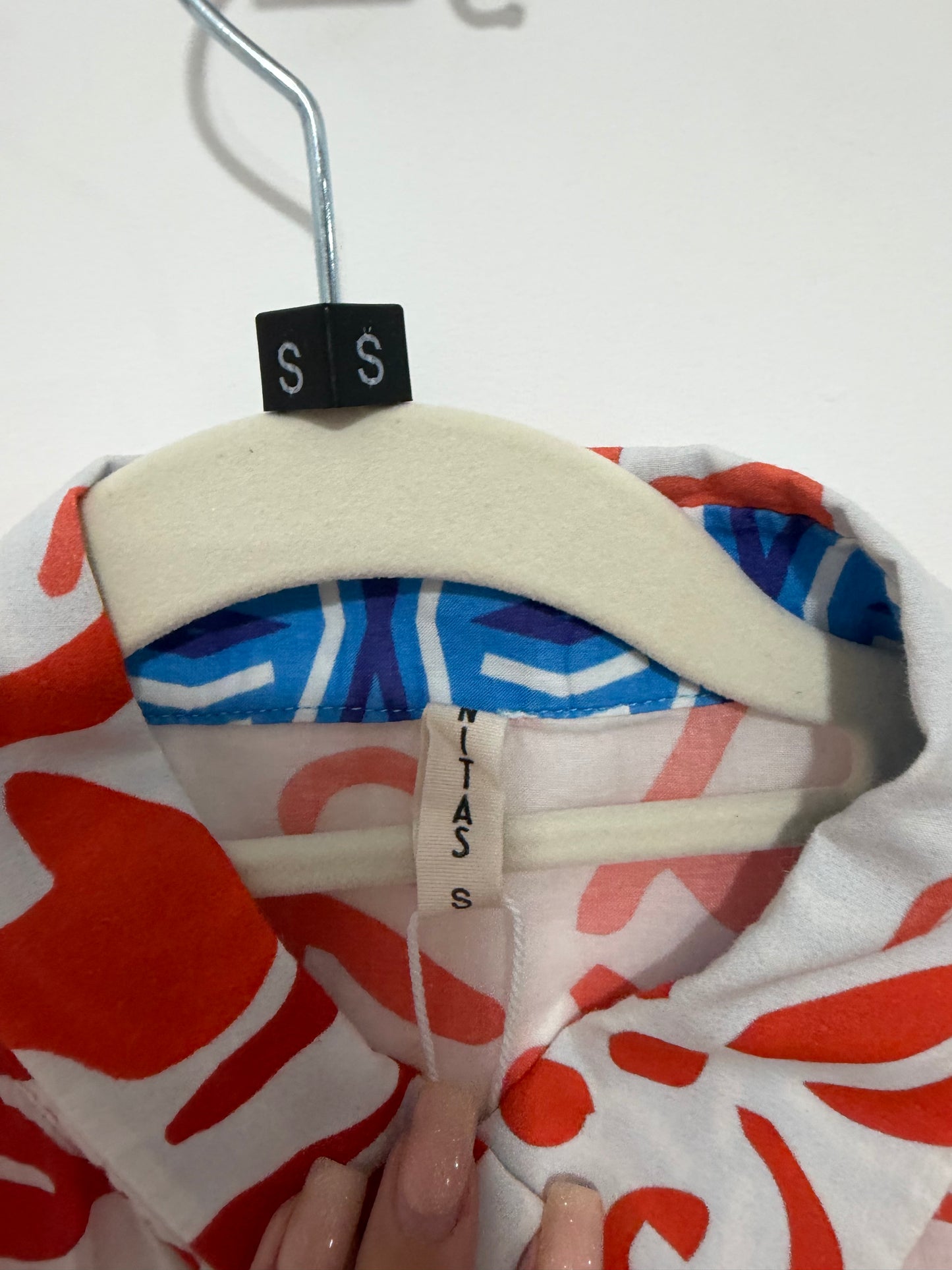 Pre-owned, Grey with Orange Kaftan and Kimono Kaftan, One Size