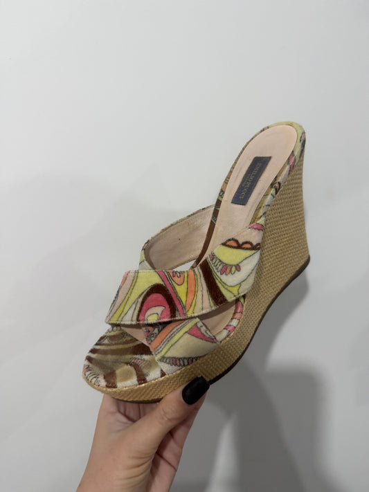 Multi Pucci Wedges, Size 39
