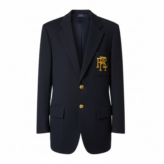Preowned Navy Polo Ralph Lauren Blazer Jacket, Size UK 10