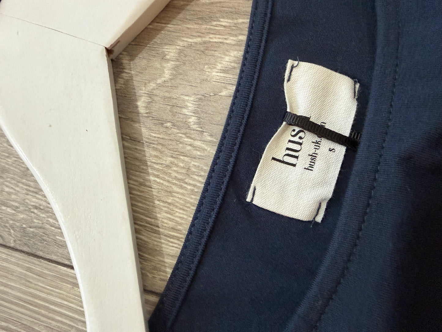 Navy Hush Dress, Small