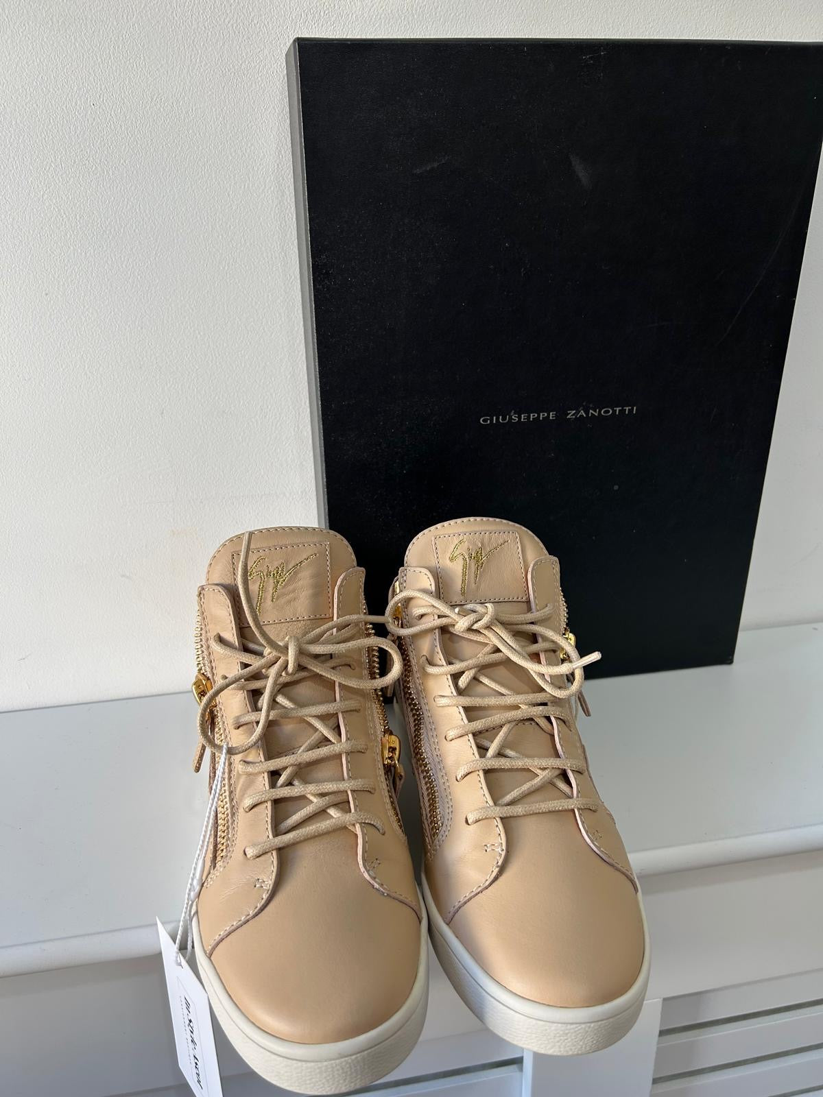 Preloved Beige Guiseppe Zanotti Trainer Boots, 37
