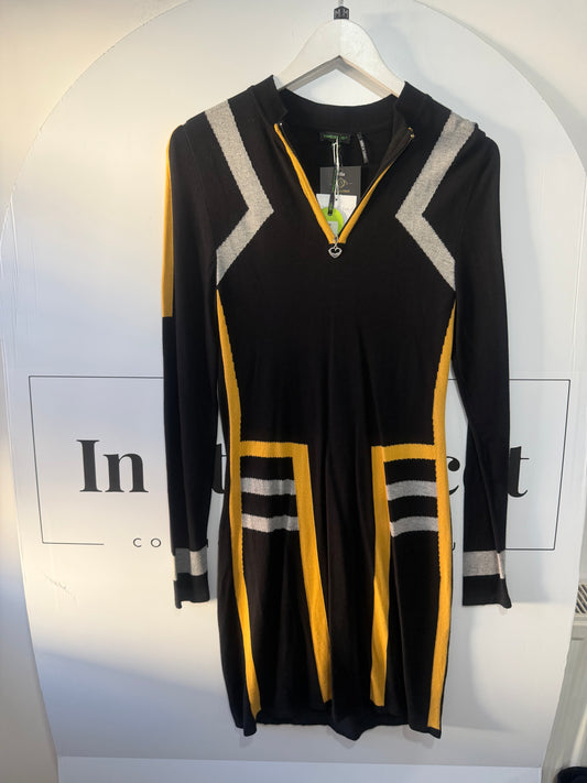Black Tricotto Dress, Size Small