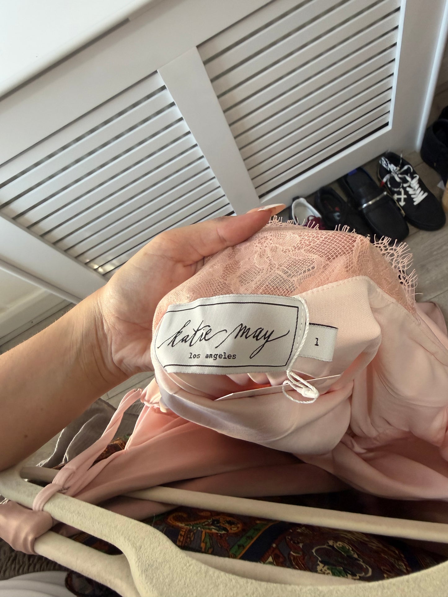 Preloved, Pink Katie May Dress, UK 4-6