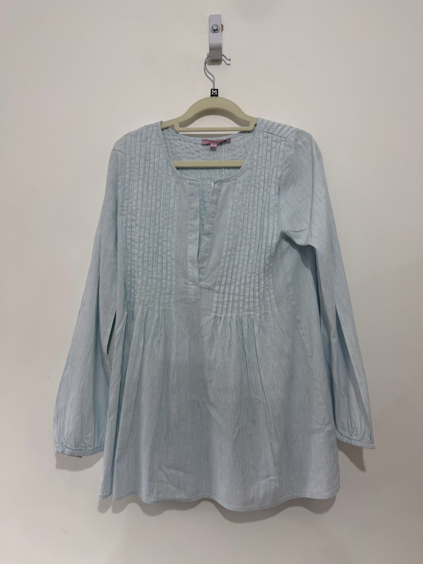 Pre-owned, Blue Calypso Boho Blouse, Size S/M