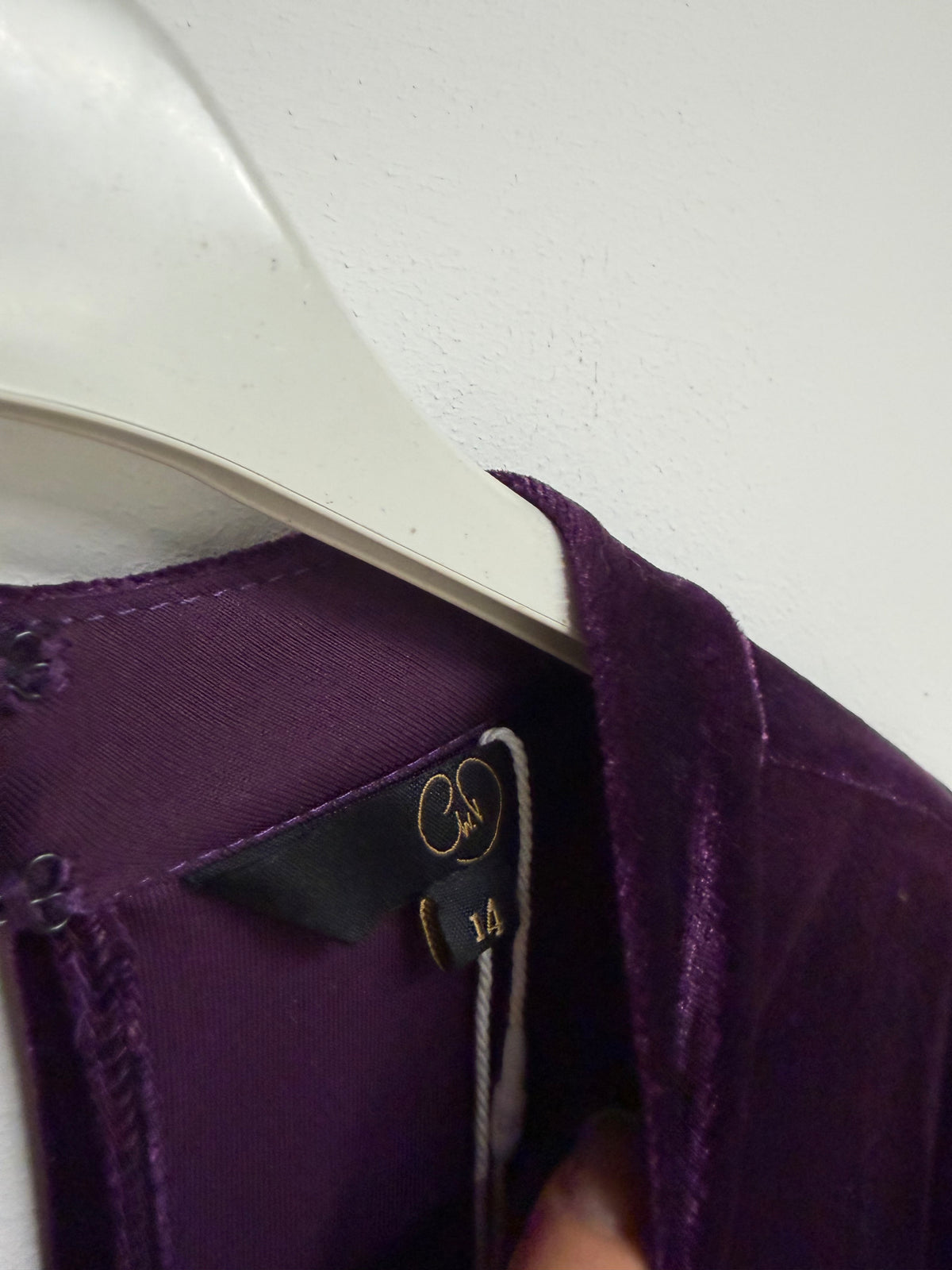Preloved Stella McCartney Dress Size Small Purple