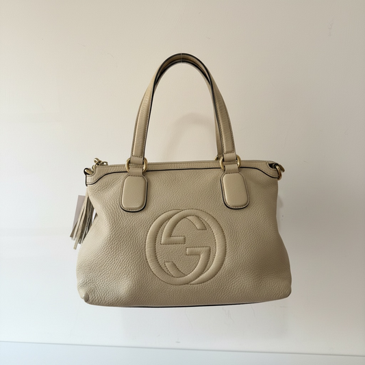 Pre loved beige Gucci Bag, Medium