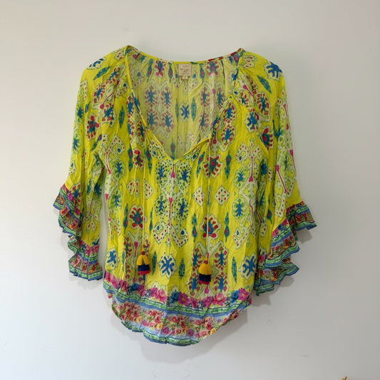 Preloved Multicoloured Ryy Australia Blouse, Size L