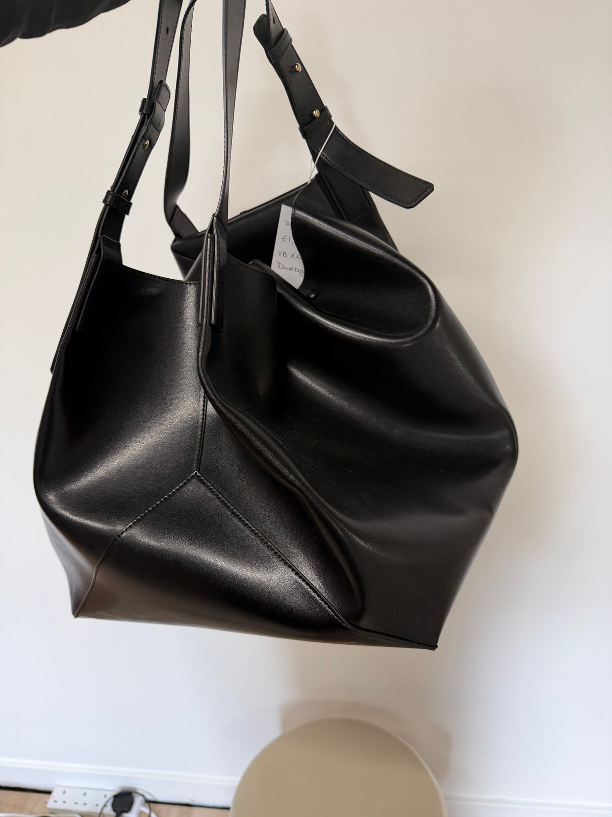 Preloved Victoria Beckham Handbag Tote Size XL Black