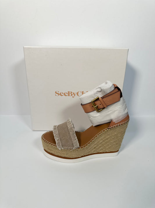 Neutral SeeByChloé Wedges, 38 - 5