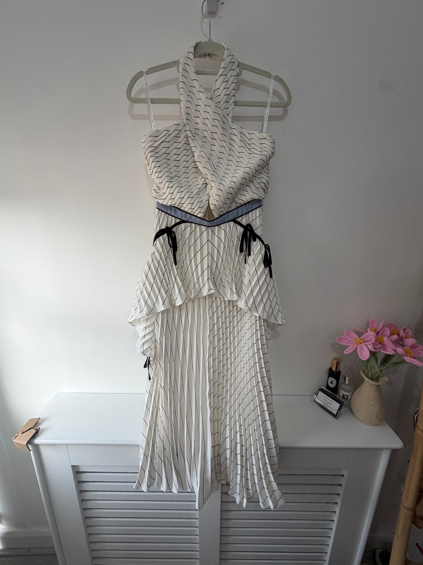 Preloved, Cream Self-Portrait Dress, UK 8