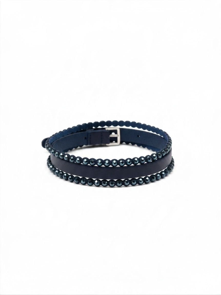 Preloved Swarvoski Choker Navy