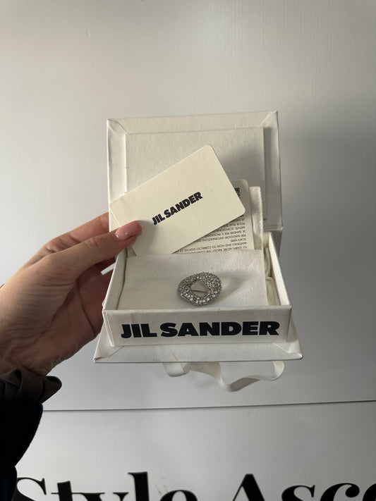 Silver Jil Sander Broach