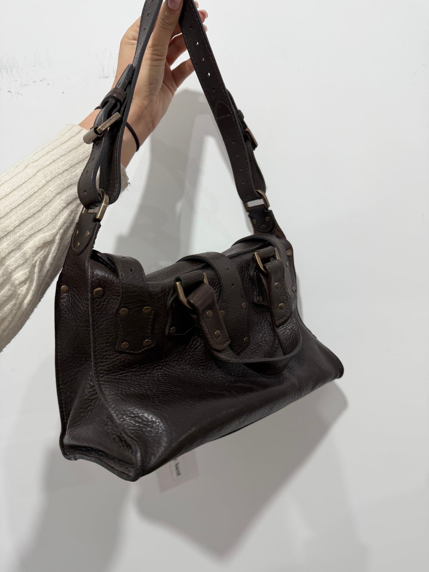 Chocolate Brown Mulberry Mini Roxanne, Vintage