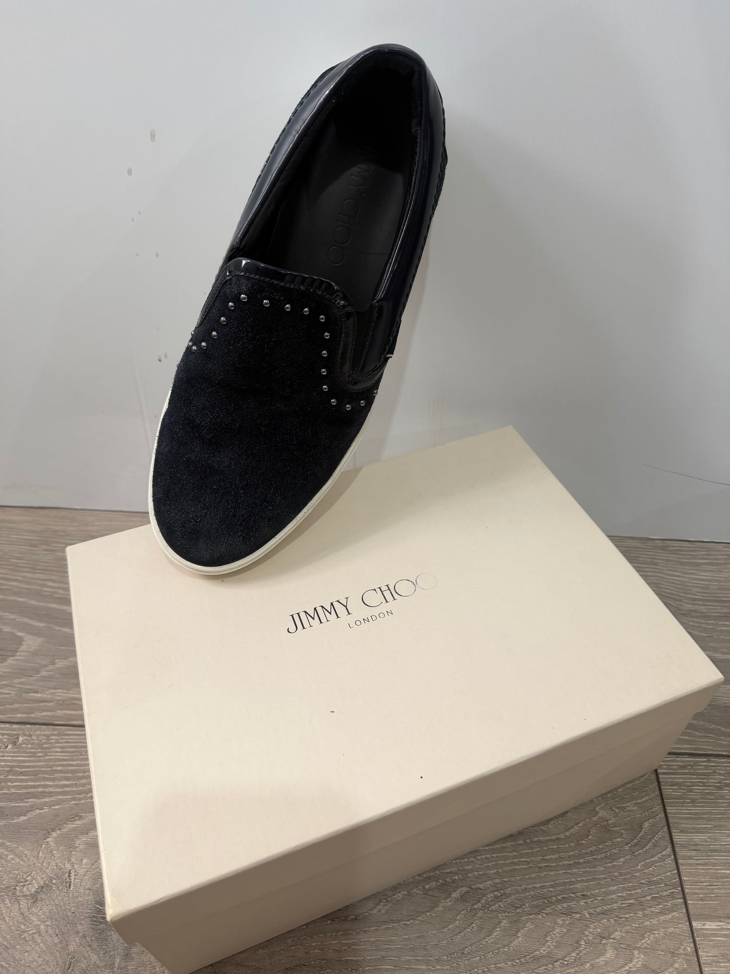 Velvet Jimmy Choo Sneakers