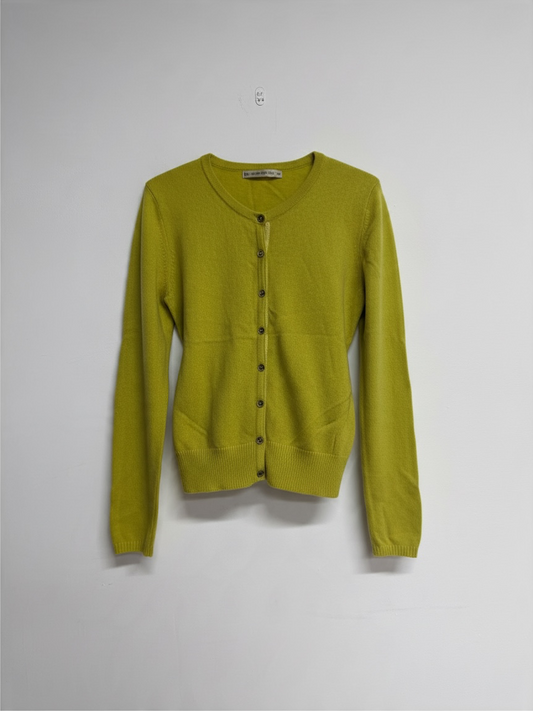 Preloved Belinda Robertson Cardigan Size Medium Yellow