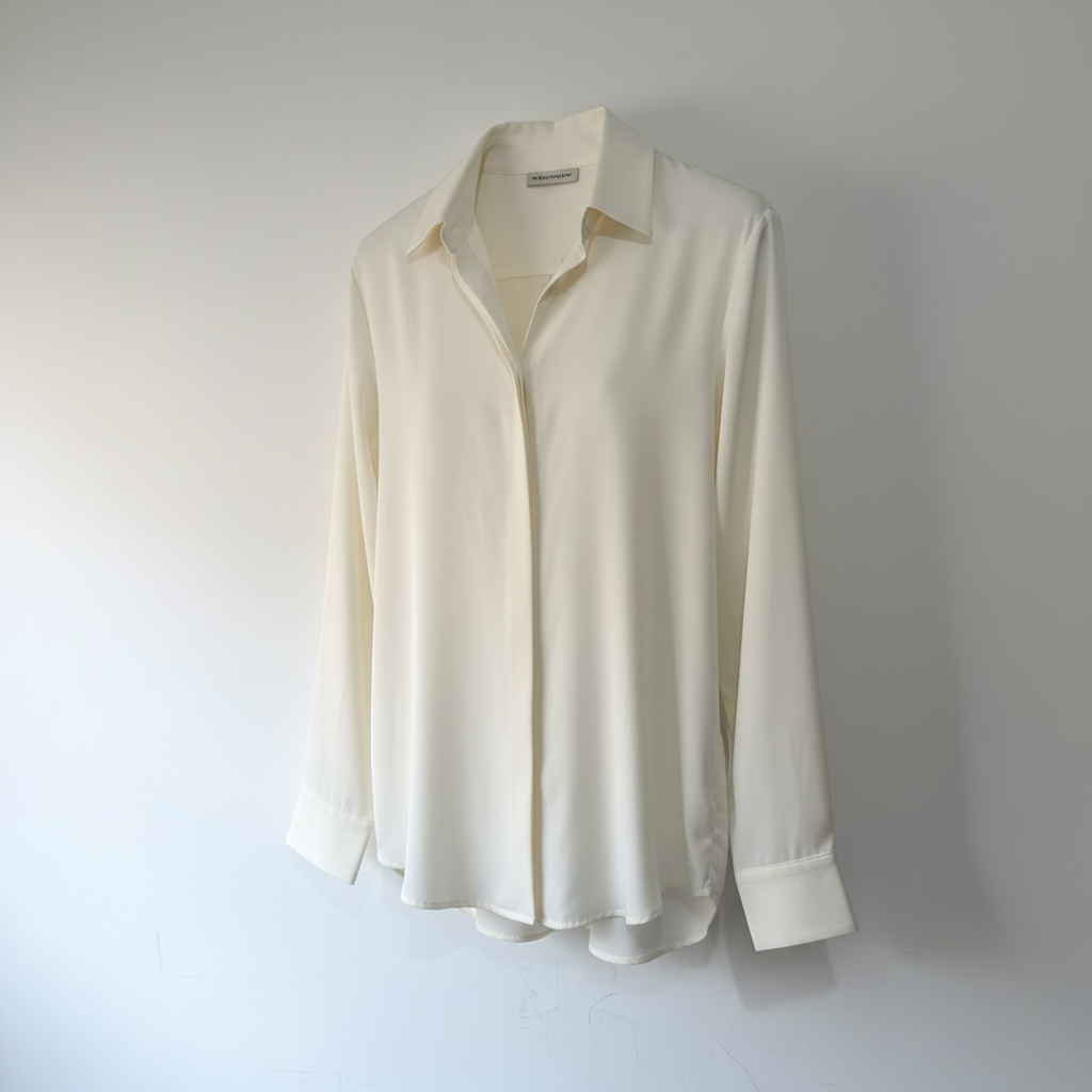 Preloved Cream The Summer Edit Blouse, Size UK 8-10