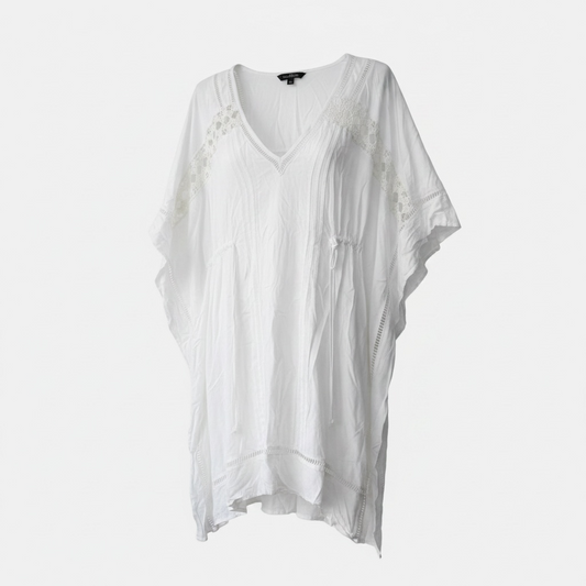 Preloved White JETS Jessika Allen Dress, S-M, BNWT