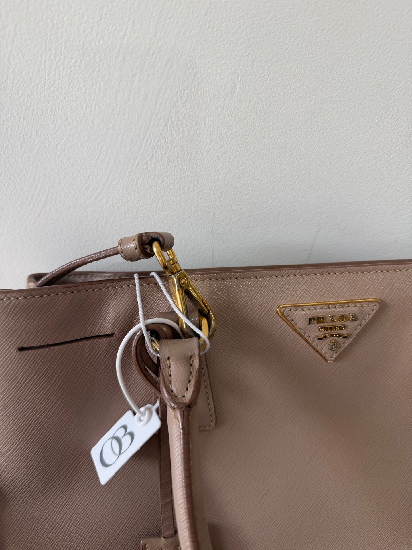 Pre-loved, Blush Prada Galleria Bag, Small