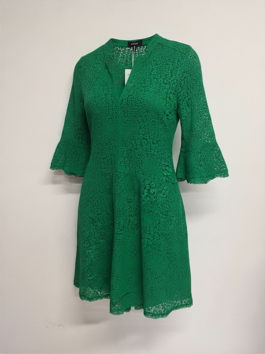 Preloved ME + EM Dress Size 12 Green Lace