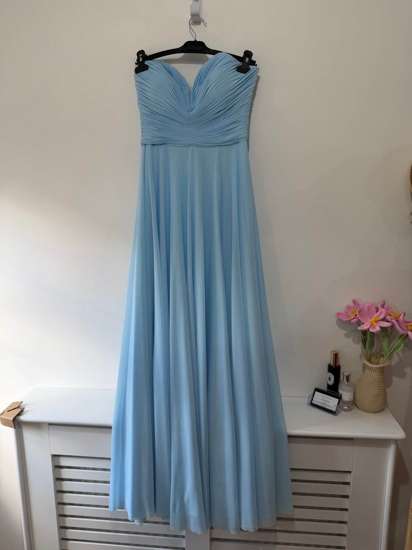 Preloved Blue Nataliya Couture Dress, Size 10-12