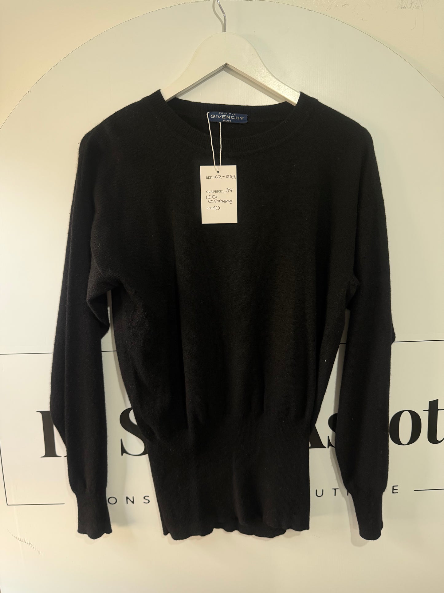 Black Givenchy Jumper, Size 42 (UK 10)