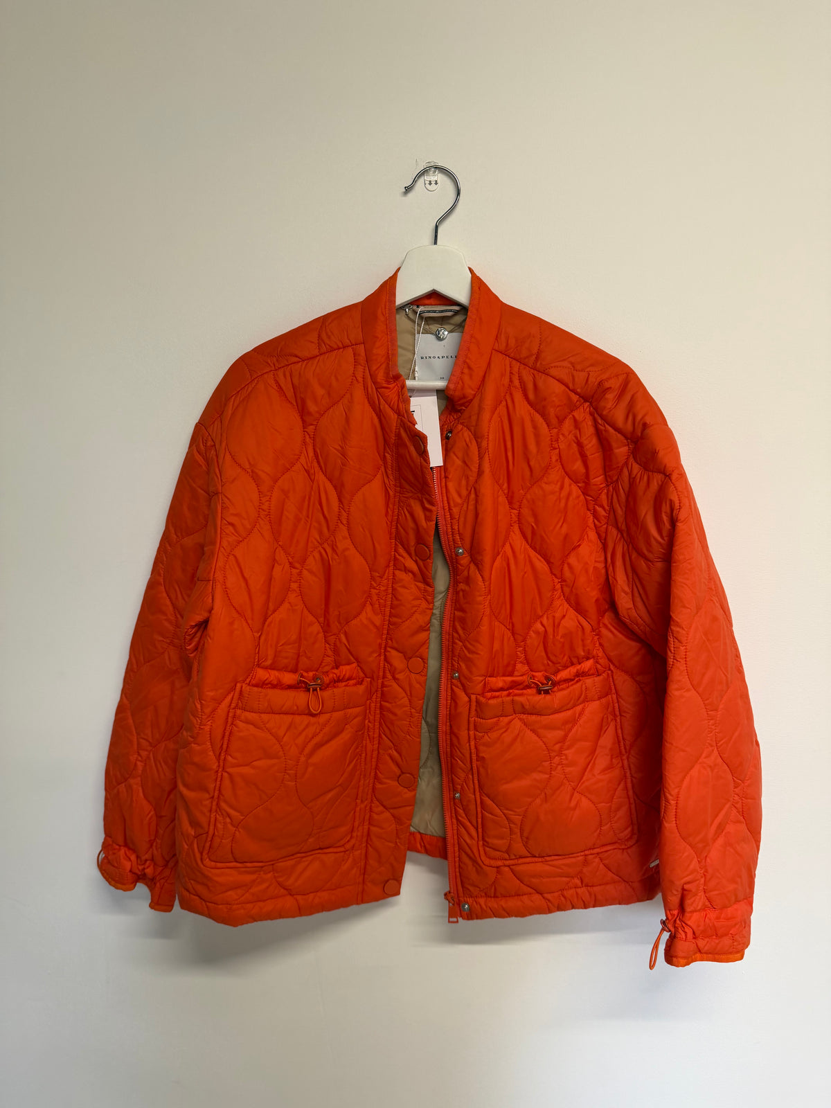 Preloved Rino & Pelle Jacket, Size 12 Orange