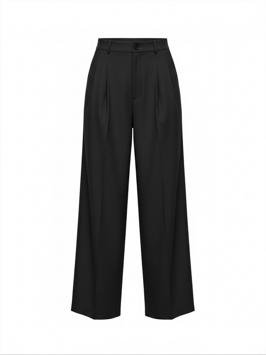 Preloved The White Company Trousers Size 6 Short Poplin Black, BNWT