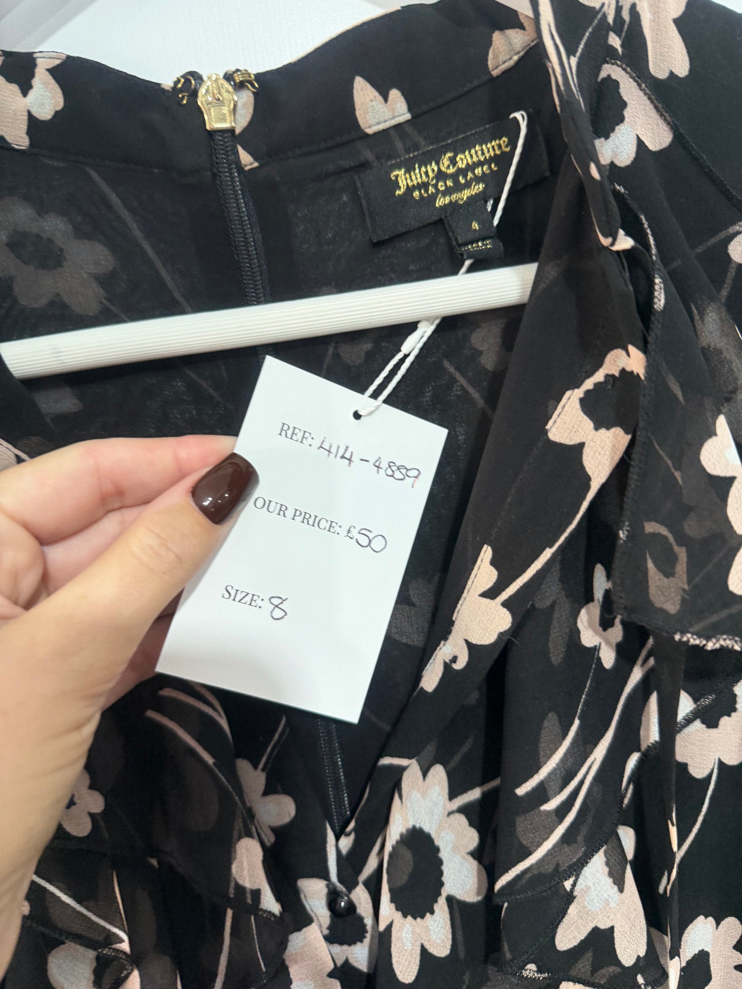 Black Label Juicy Couture Dress, Size UK 8