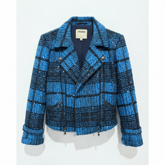 Blue L'Agence Jacket, XL BNWT