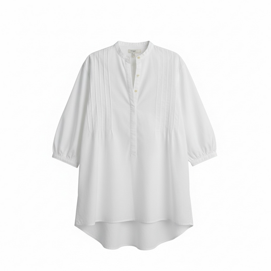 Pre-owned, White/Cream Madewell Structured Shirt, Size S (Fits M)