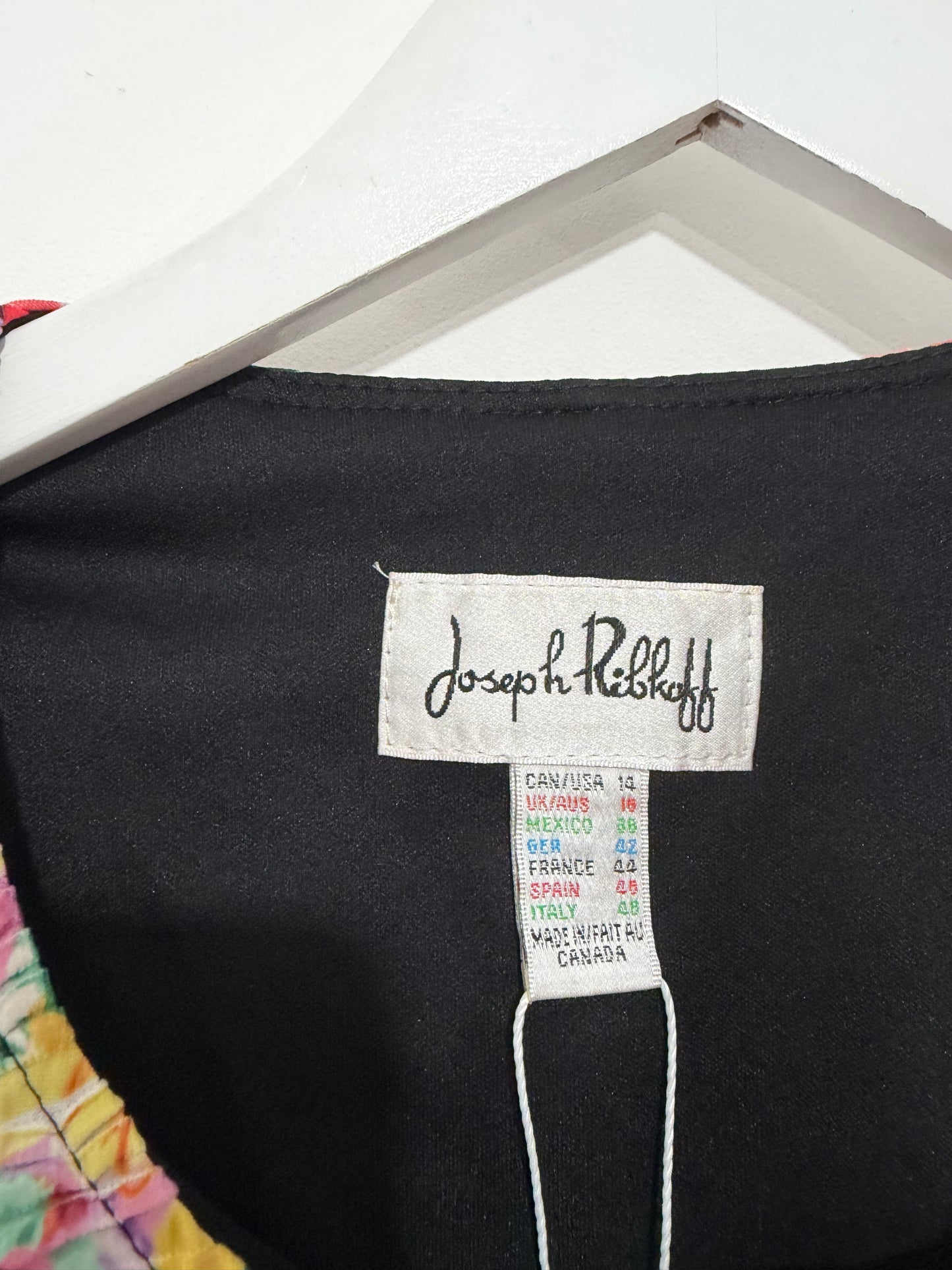 Preloved Floral Joseph Ribkoff Dress Set with Jacket, 14