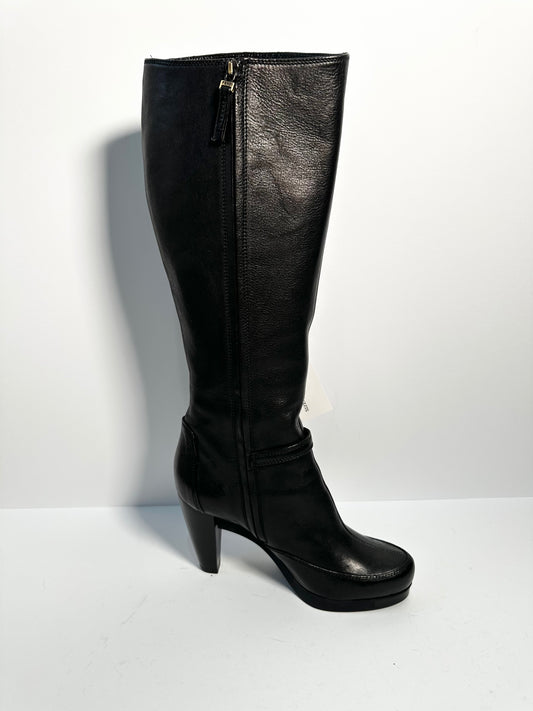 Black Fendi Knee High Boots, 6