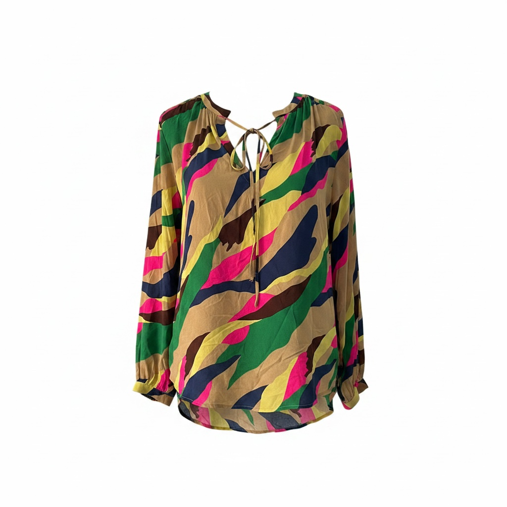 Preloved Multicoloured Mercy Delta Blouse, Size L