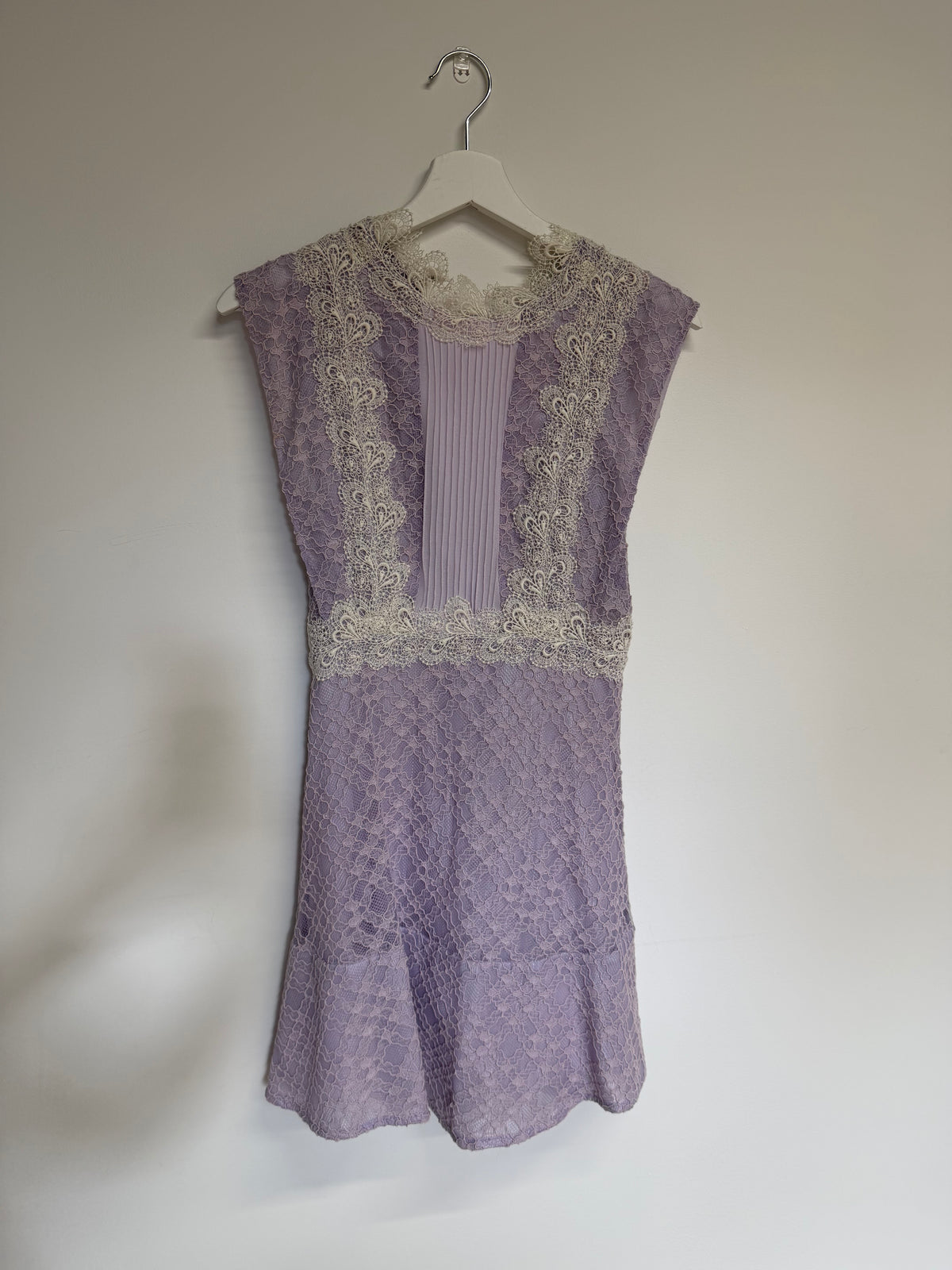Preloved Sandro Dress Size 8 Lilac
