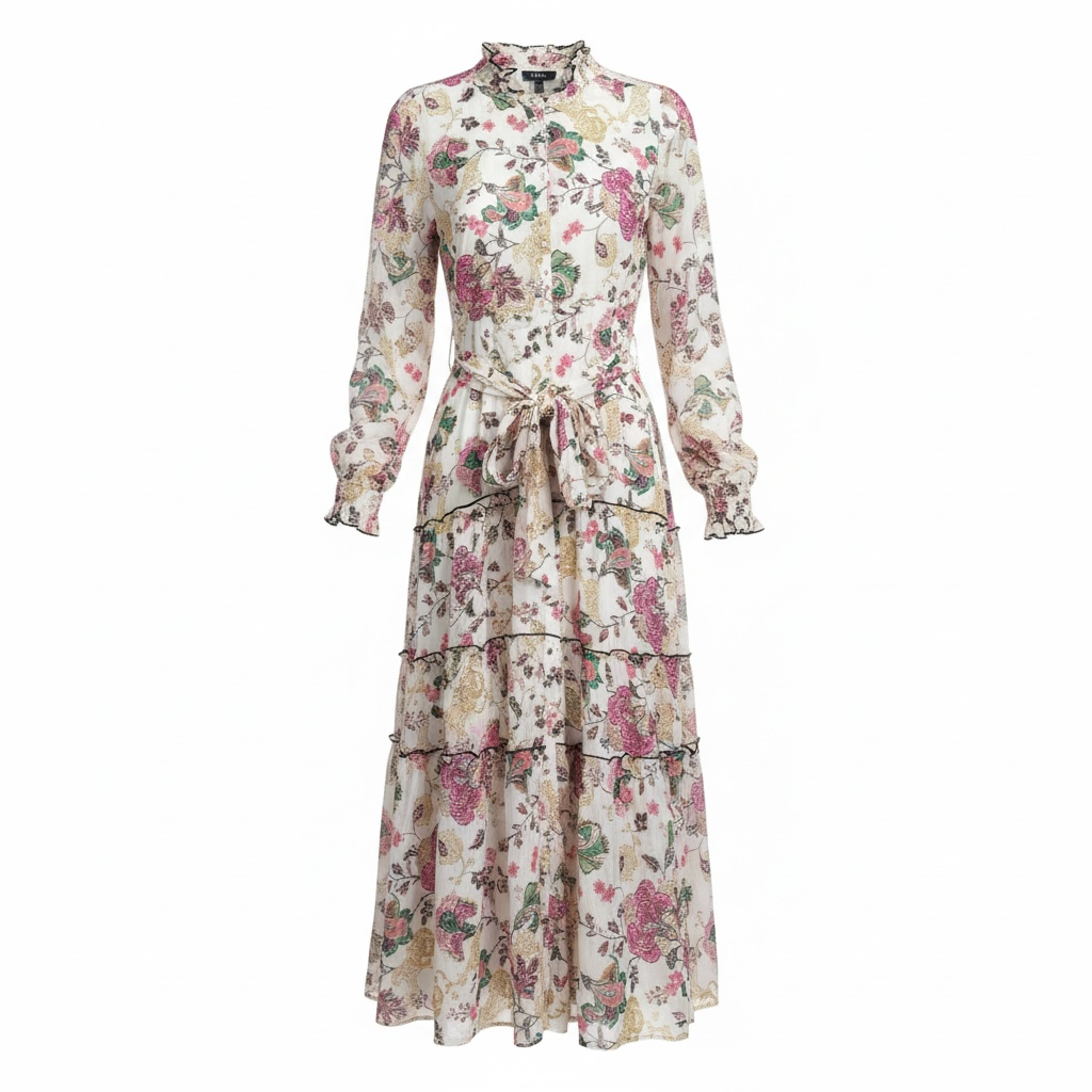 Floral Print ME + EM Dress, Size 6-8