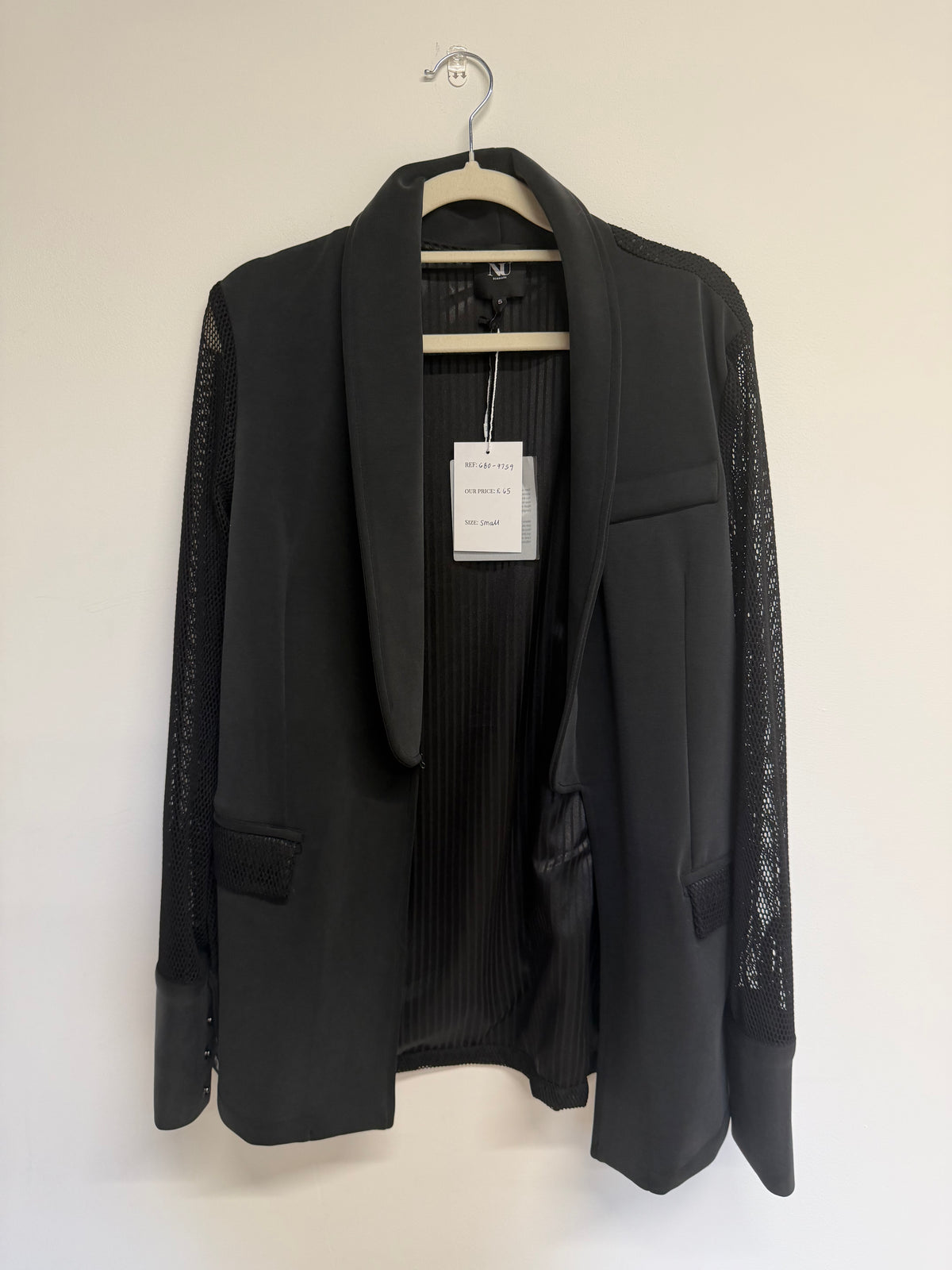 Preloved Nu Denmark Blazer Size Small Black