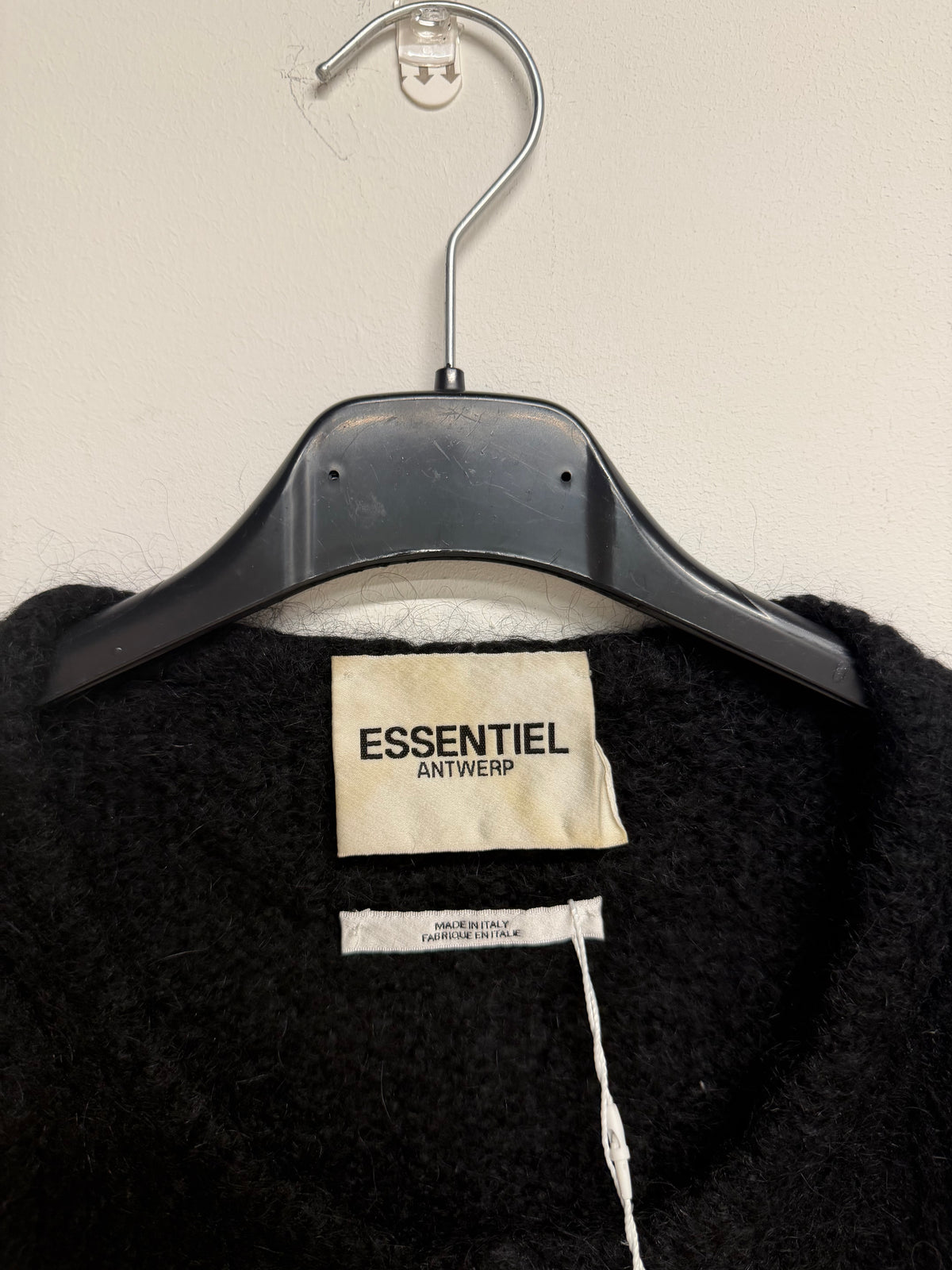 Preloved Essentiel Antwerp Sleeveless cardigan Size XS Black