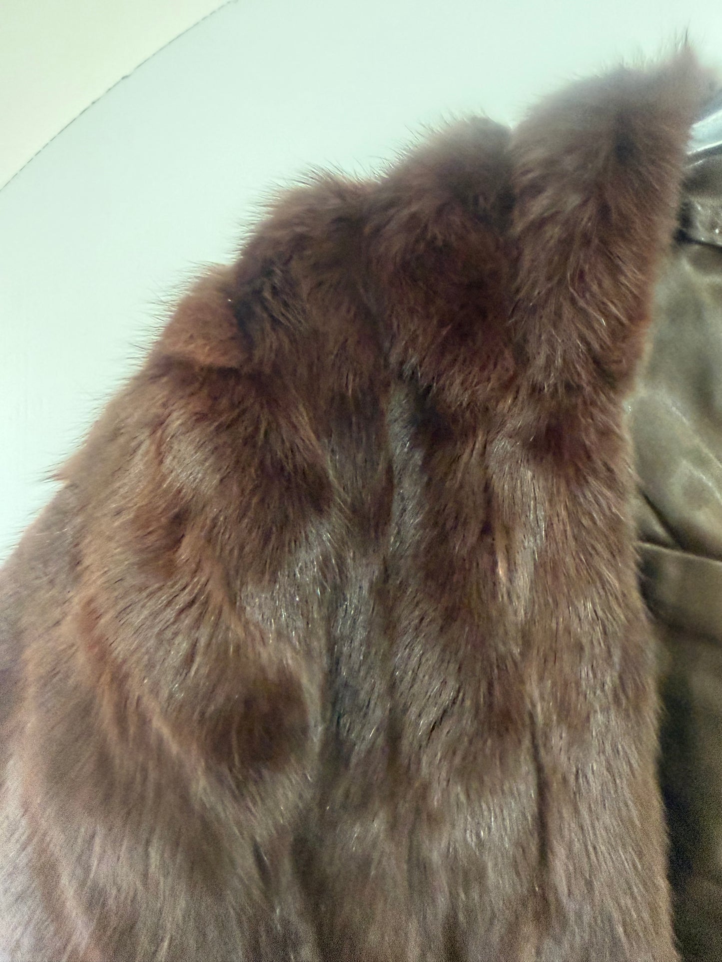 Brown Fur Shawl