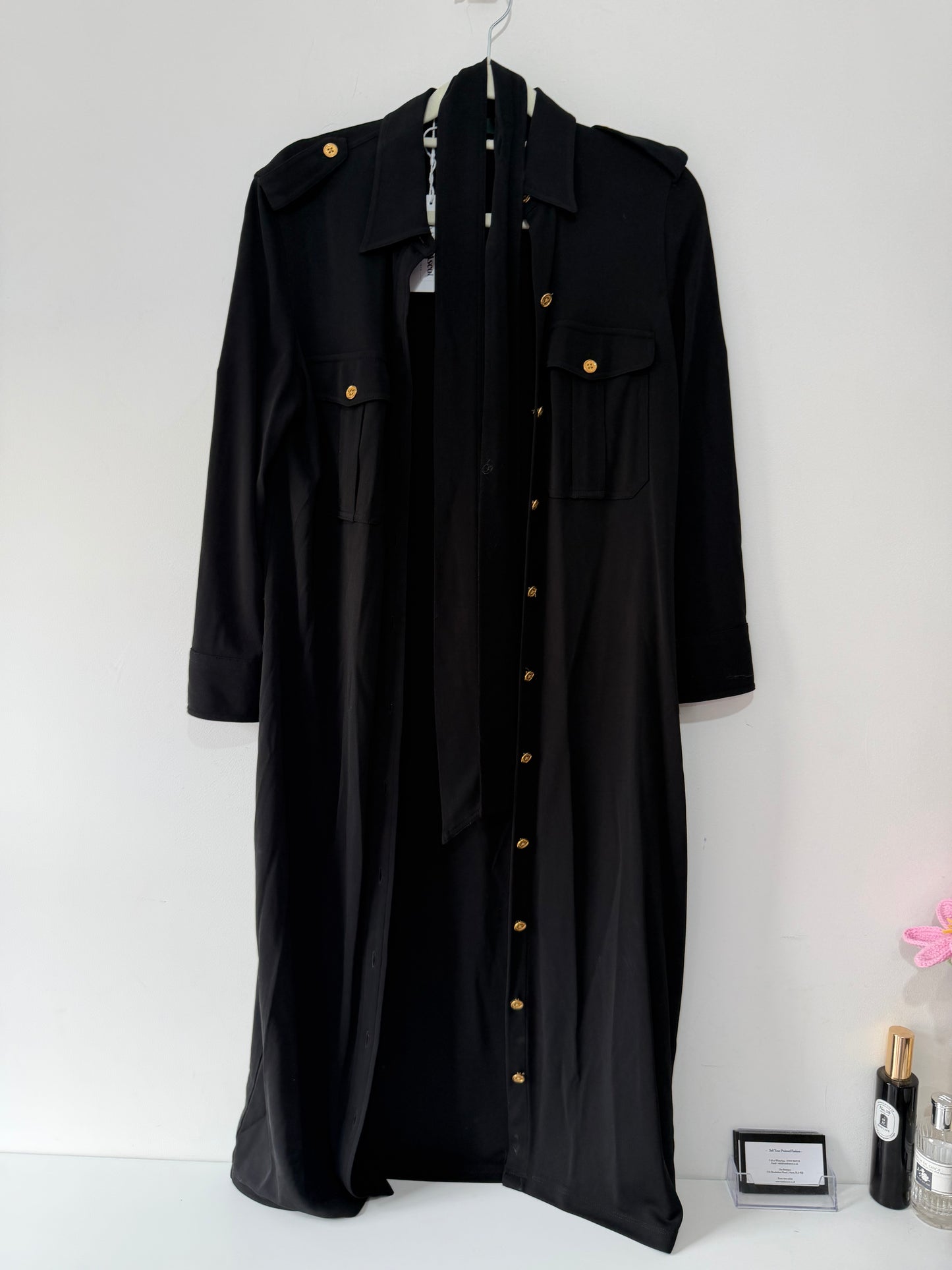 Preloved Lauren Ralph Lauren Dress Size 12 (4) Black