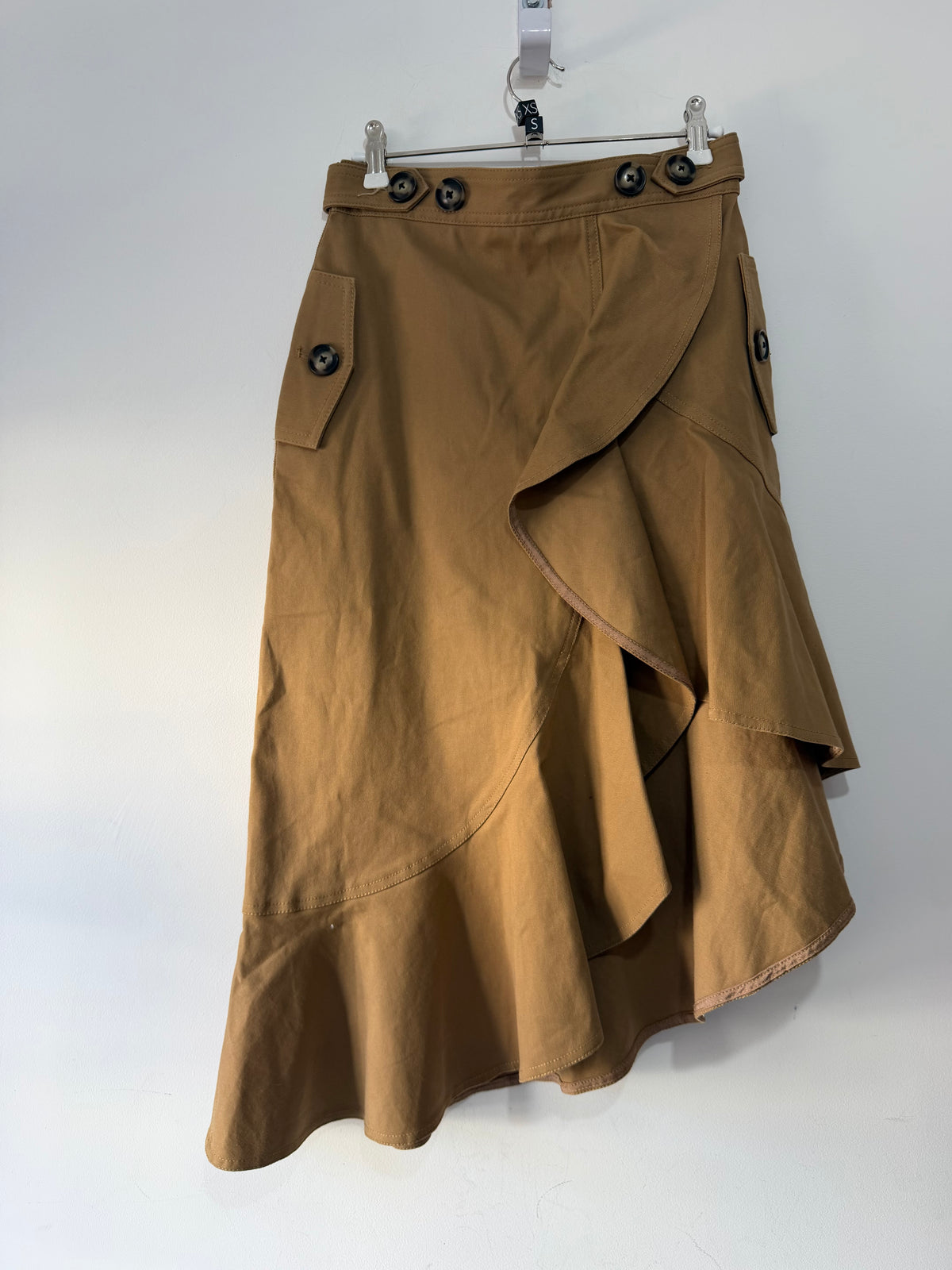 Preloved Self-Portrait Skirt Size 8 Camel