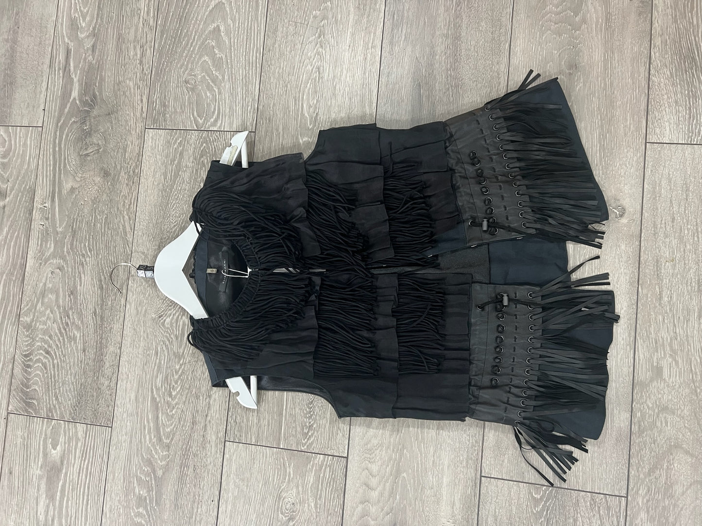Pre-owned black Ellie tahari Gilet, Size xs