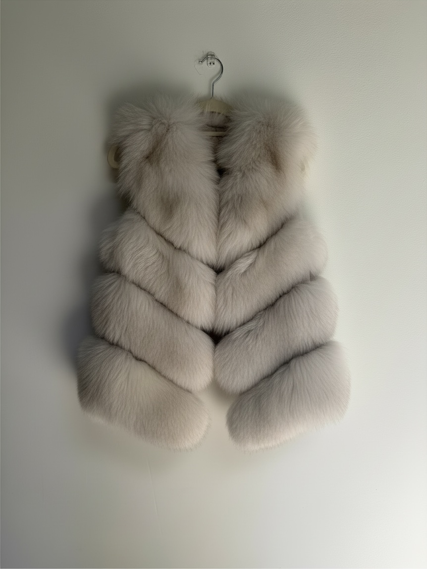 Preloved Gilet Size Small White