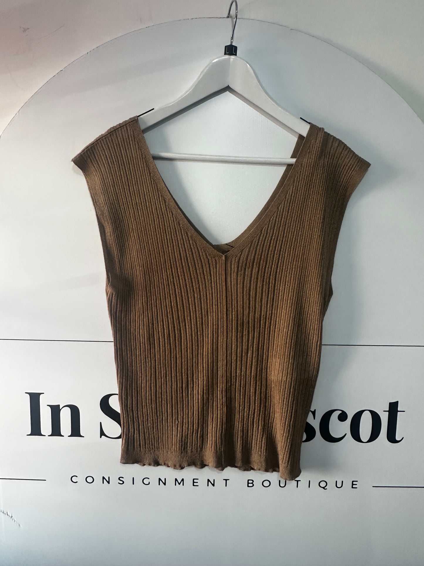 Neutral Marella Vest Top, Size Large